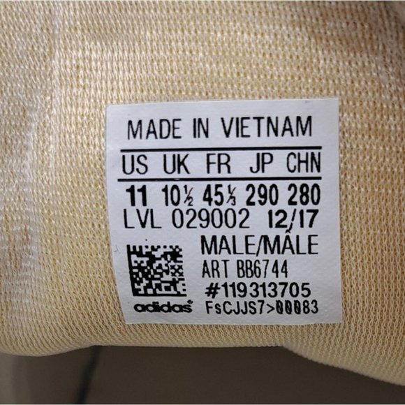 adidas Men's Campus Stitch and Turn Sneakers Shoes Chalk White Low Cut Suede 11 - Picture 8 of 9